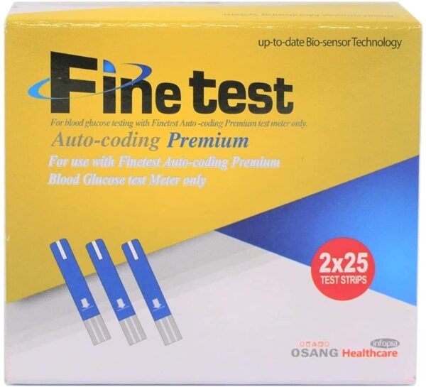 شرائط جهاز السكر فاين تيست Fine Test Strips