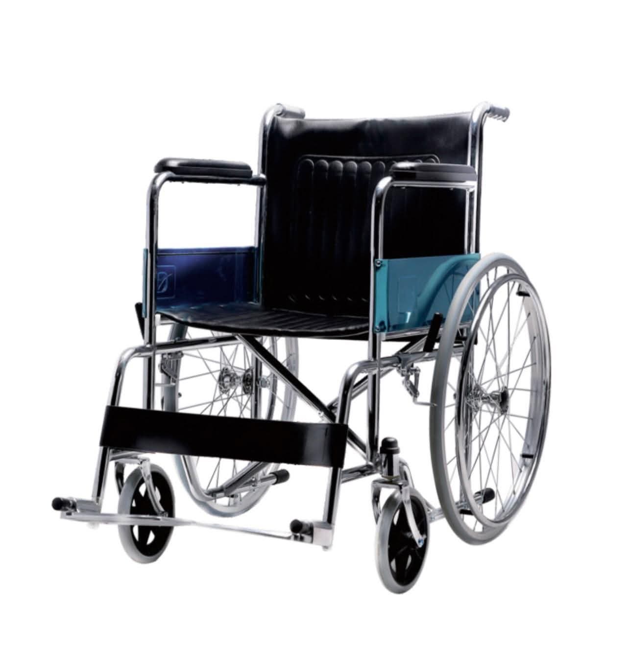 كرسي متحرك استاندر عجل سلك قابل للطي مستورد - الصورة 3