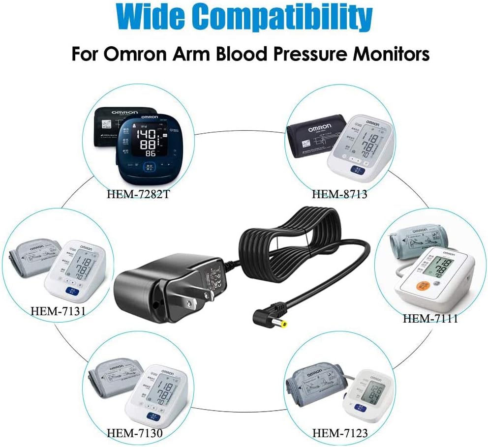 ادبتور ( شاحن ) لجهاز ضغط ديجيتال ماركة اومرون Omron فيتنامى الصنع مستورد ضمان 5 سنوات - الصورة 7