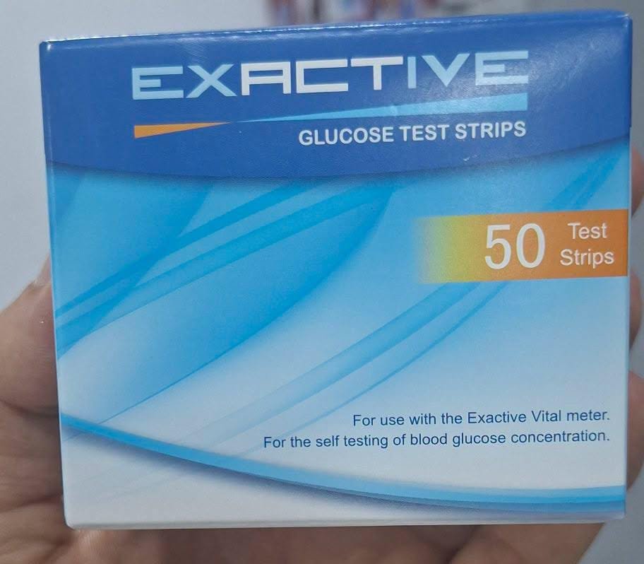 شرائط جهاز السكر اكس اكتيف ExActive Strips ( 50 شريط ) - الصورة 2