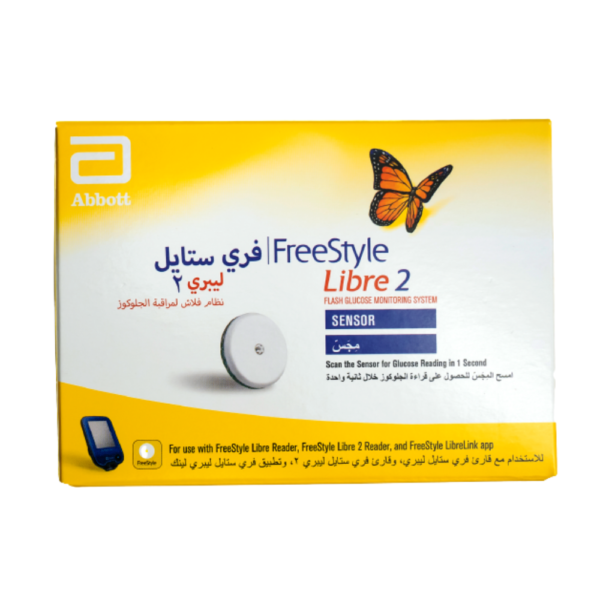 سنسور فري ستايل ليبري Free Style Libre 2 لقياس السكر بدون وخز