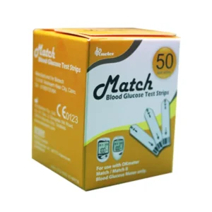 شرائط جهاز السكر ماتش Match Strips ( 50 شريط )