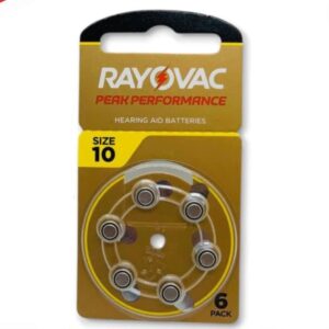 بطارية سماعة اذن ماركة رايوفاك RAYOVAC مقاس 10