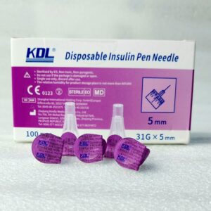 سنون قلم انسولين مقاس 5 ماركة Kdl ( 100 قطعة )