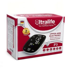 جهاز قياس ضغط الدم المنزلى ( ديجيتال ) ماركة الترا لايف Ultralife P3 الألمانية مستورد ضمان سنتين + ادبتور ( شاحن ) هدية