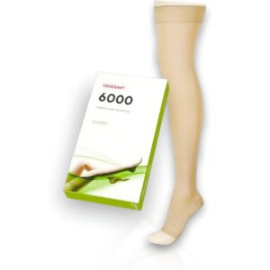 شراب دوالى ماركة فينوسان Venosan سويسرى الصنع مستورد فوق الركبة طرف سيليكون نسبة الضغط V6002