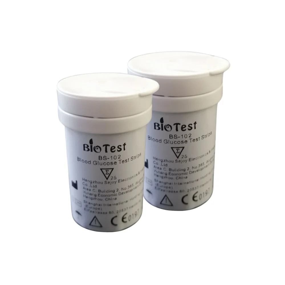 شرائط جهاز السكر بايو تيست Bio Test Strips ( 50 شريط ) - الصورة 3