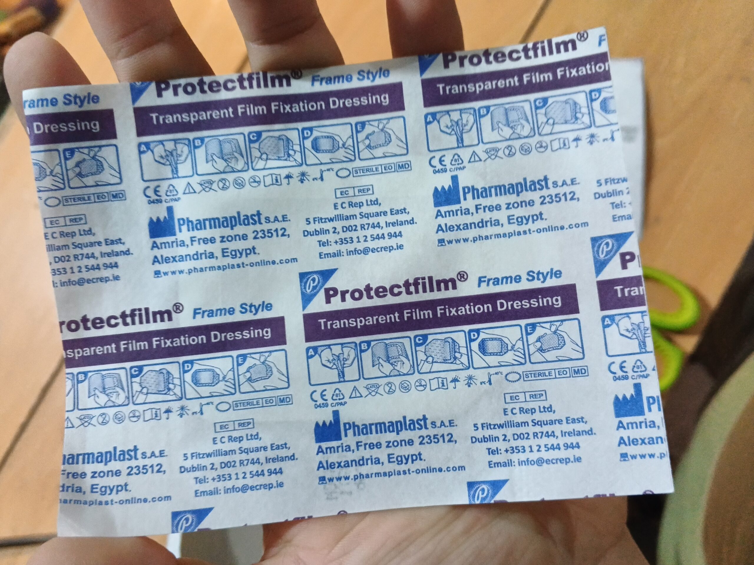 لاصق التثبيت والحماية الشفافه للسينسور ضد المياه ( قطعة ) - الصورة 4