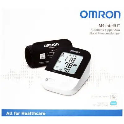 جهاز قياس ضغط الدم ( ديجيتال ) ماركة اومرون Omron M4 Intelli IT فيتنامى الصنع مستورد ضمان 5 سنوات - الصورة 5
