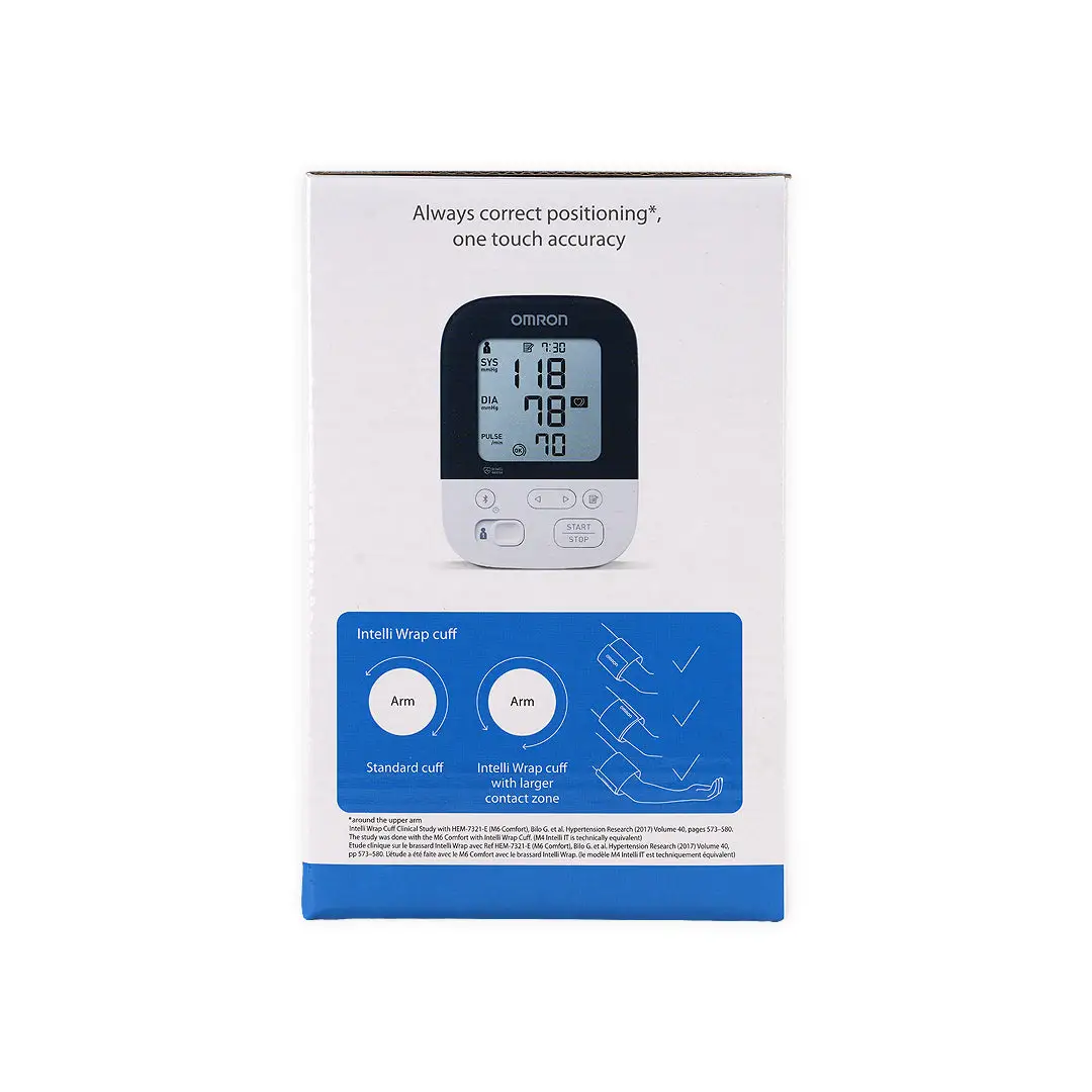 جهاز قياس ضغط الدم ( ديجيتال ) ماركة اومرون Omron M4 Intelli IT فيتنامى الصنع مستورد ضمان 5 سنوات - الصورة 3