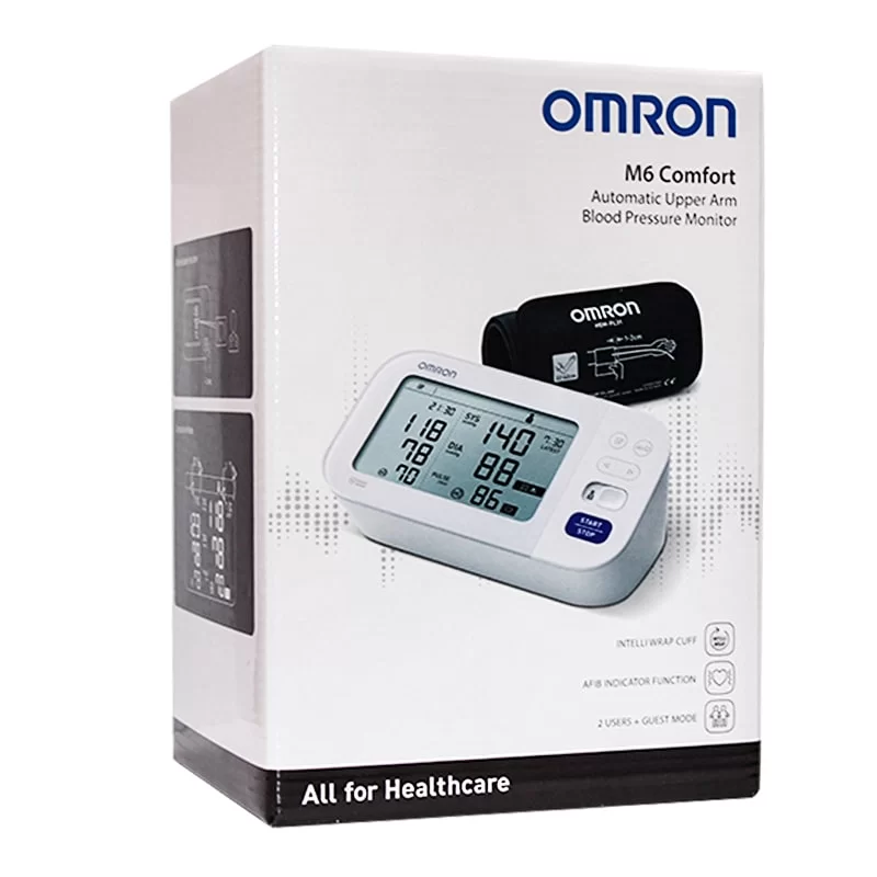 جهاز قياس ضغط الدم ( ديجيتال ) ماركة اومرون Omron M6 Comfort AFib فيتنامى الصنع مستورد ضمان 5 سنوات