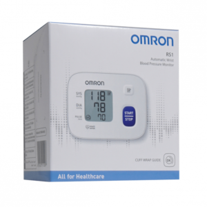 جهاز قياس ضغط الدم ( ديجيتال ريست ) يقيس ضغط الدم من معصم الذراع ماركة اومرون Omron RS1 فيتنامى الصنع مستورد ضمان 5 سنوات