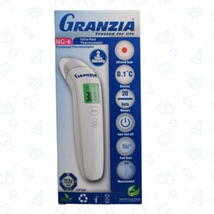 ترمومتر ديجيتال أنفراريد للجبهة لاستخدام المنزلى ماركة جرانزيا Granzia NC-6 الإيطالية مستورد ضمان سنتين