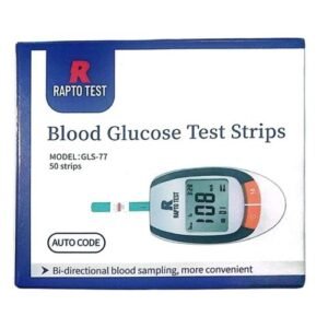 شرائط جهاز السكر رابتو تست Rapto Test Strips ( 50 شريط )