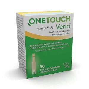 شرائط جهاز السكر وان تاتش فيريو One Touch Verio Strips ( 50 شريط )