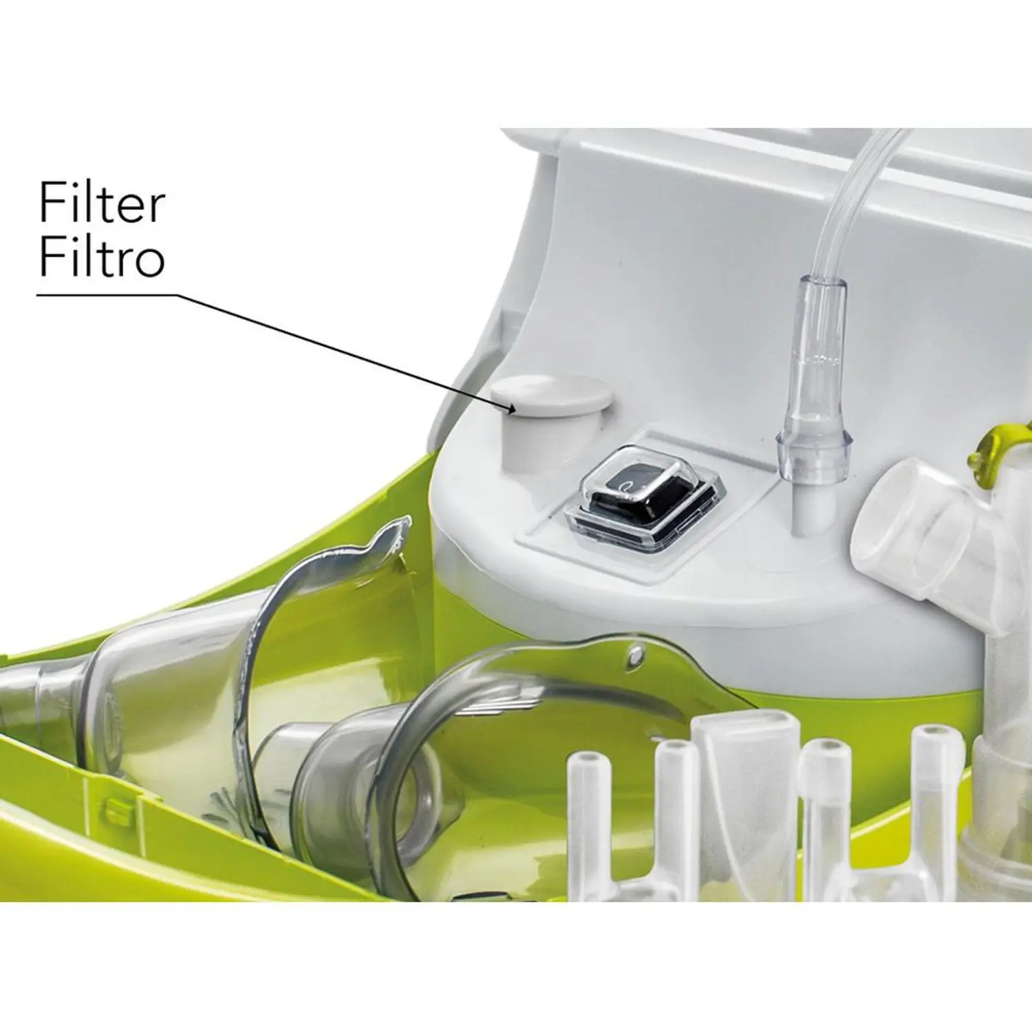 جهاز نيبولايزر ( إستنشاق البخار ) المنزلى ماركة نورد ايطاليا Norditalia AEROSOL NEBULIZER-Meganeb الايطالية مستورد ضمان 3 سنوات - الصورة 5