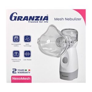 جهاز نيبولايزر ( إستنشاق البخار ) المنزلى ( محمول ) يعمل بالبطارية ماركة جرانزيا نسكو ماش Granzia NexoMesh الايطالية مستورد ضمان سنتين