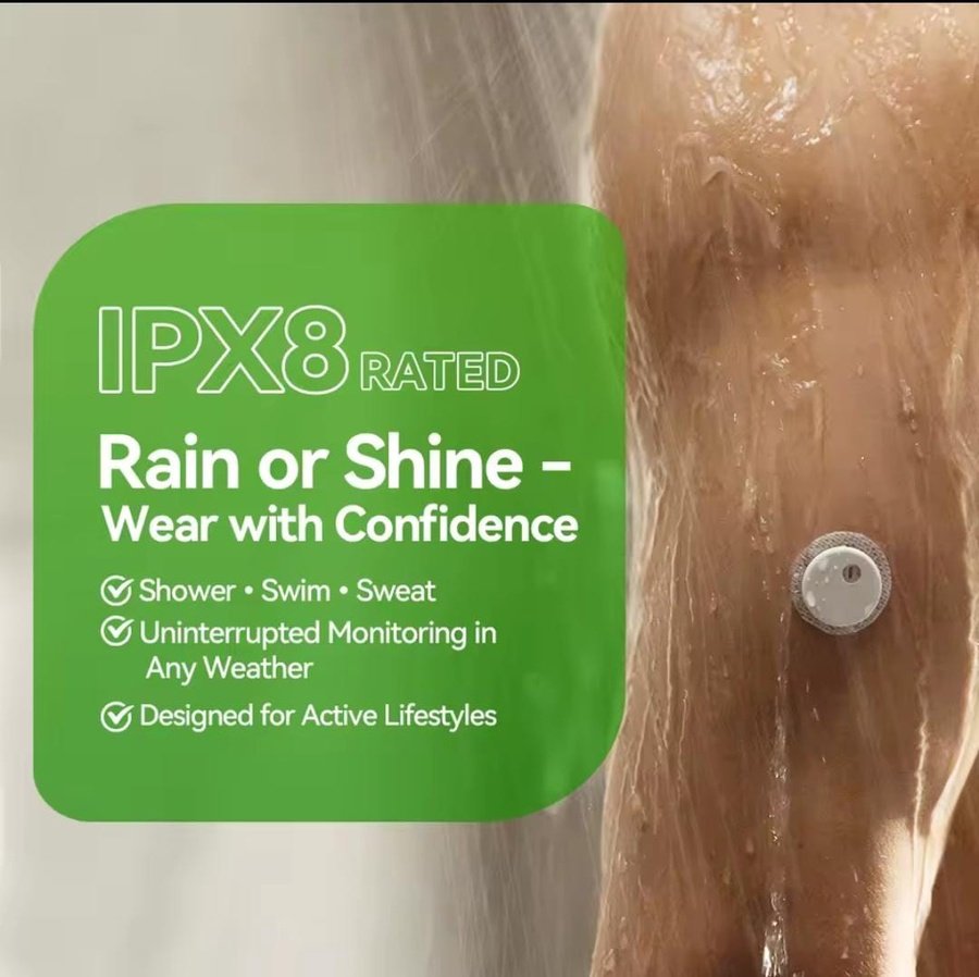 سنسور لينكس Linx CGM لقياس السكر بدون وخز او شك بدون الم ( أصغر جهاز مراقبة جلوكوز مستمر لمدة 15 يومًا ) - الصورة 13