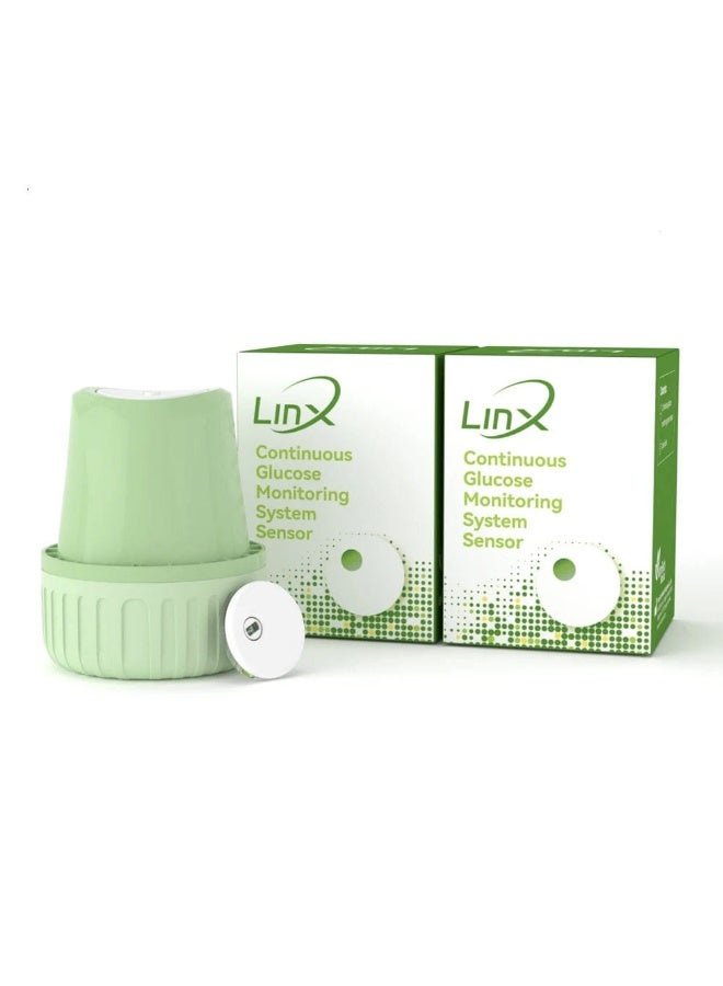 سنسور لينكس Linx CGM لقياس السكر بدون وخز او شك بدون الم ( أصغر جهاز مراقبة جلوكوز مستمر لمدة 15 يومًا ) - الصورة 3