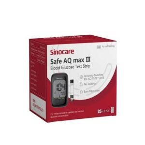 شرائط جهاز السكر سينو كير صفا اكوا ماكس 3 Sinocare Safe Accu Max 3 Strips ( 50 شريط )