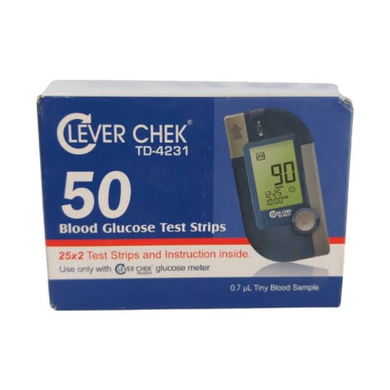 شرائط جهاز السكر كليفر تشيك Clever Chek TD-4231 Strips ( 50 شريط )