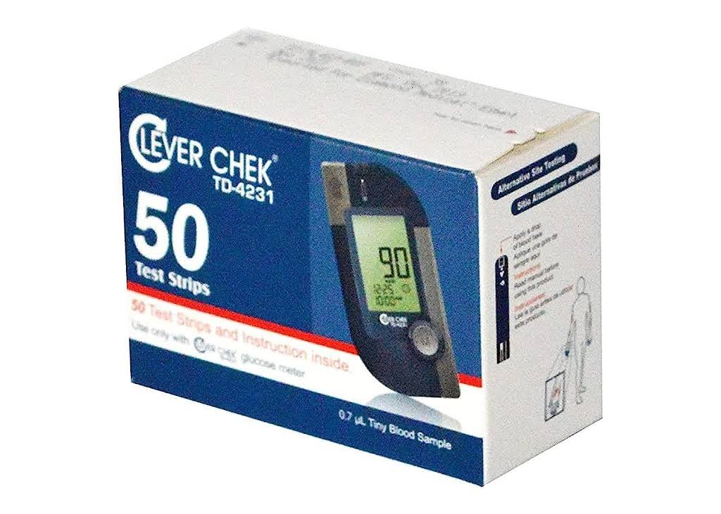 شرائط جهاز السكر كليفر تشيك Clever Chek TD-4231 Strips ( 50 شريط )